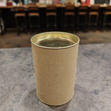 Банка картон/жесть 110*75 крафт