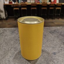 Банка картон/жесть 125*75 золото