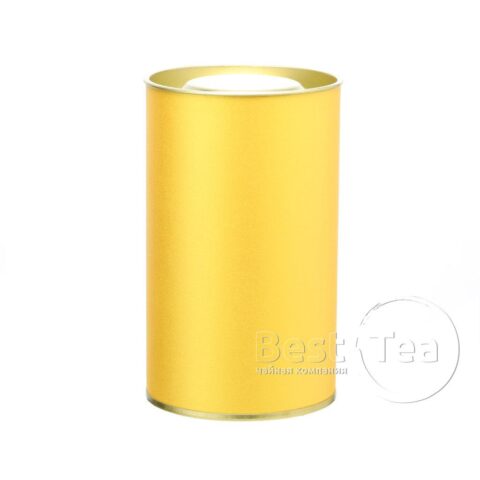 Банка картон/жесть 73*125 золото