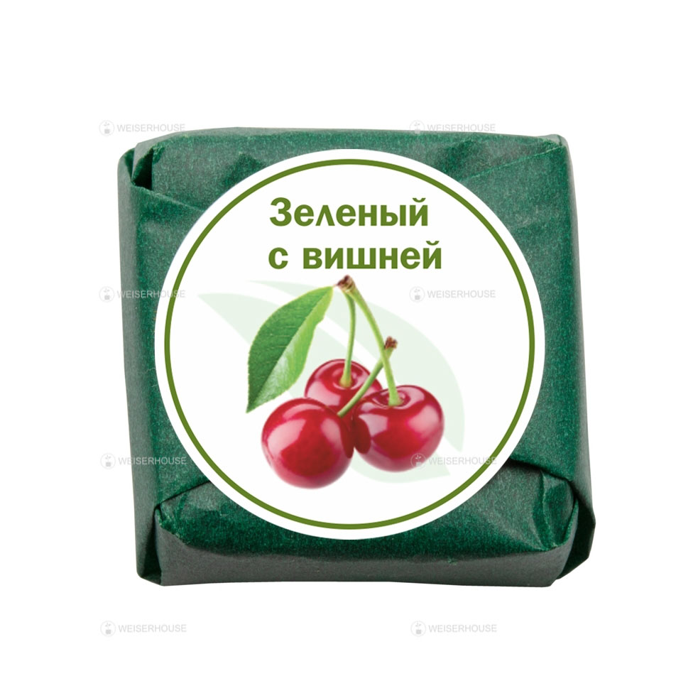 Зеленый с вишней Кубик 5-7 г