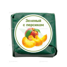Зеленый с персиком Кубик 5-7 г