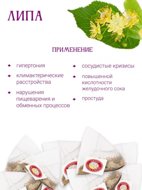 Чай с липой в пирамидке