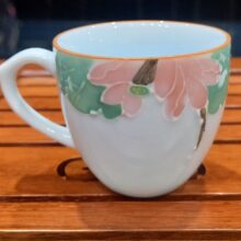 Кружка Цветы на воде 70 мл фарфор