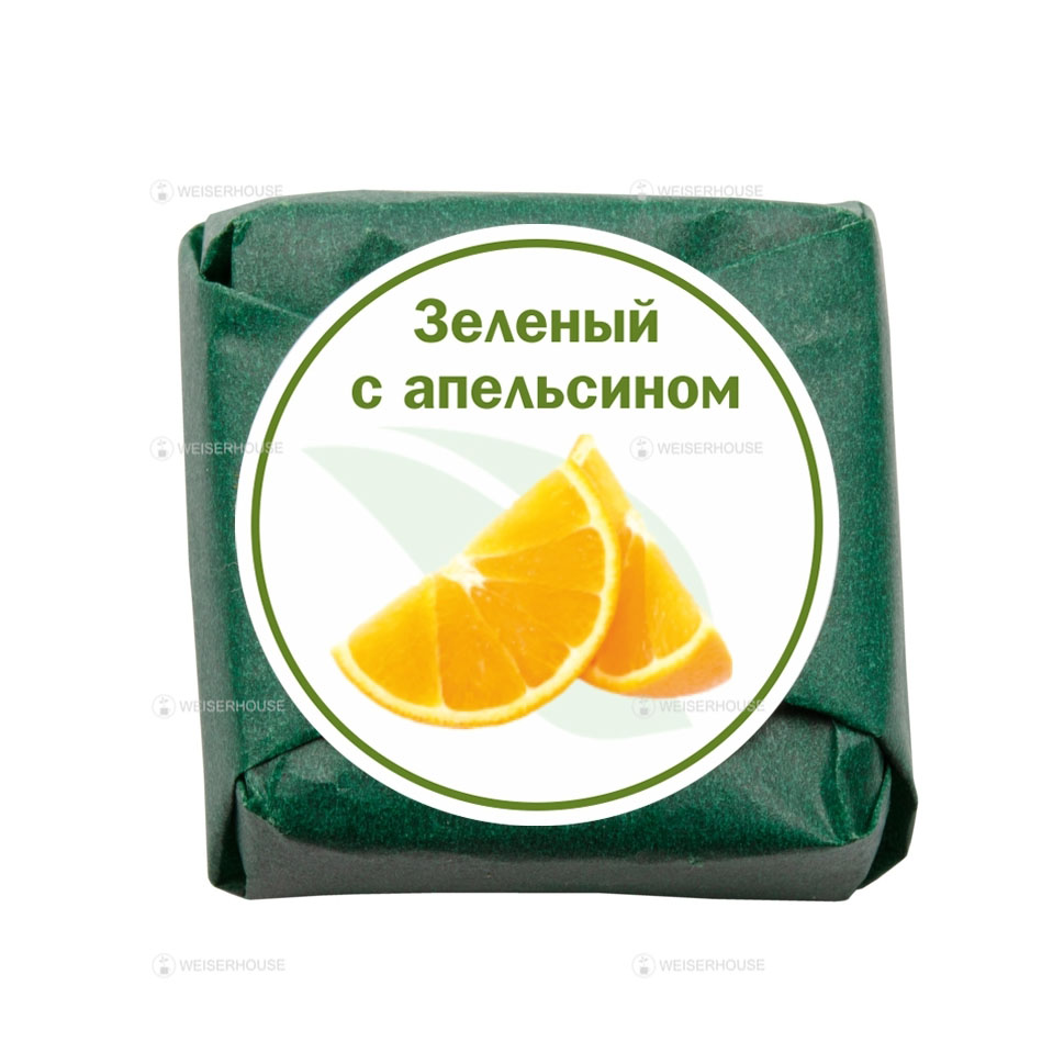 Зеленый с апельсином Кубик 5-7 г