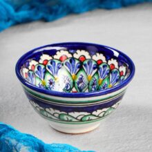 Пиала Риштанская керамика Узоры 9,5 см