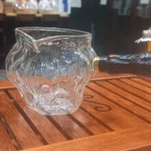 Чахай Пень Стекло 300 мл С деревянной ручкой