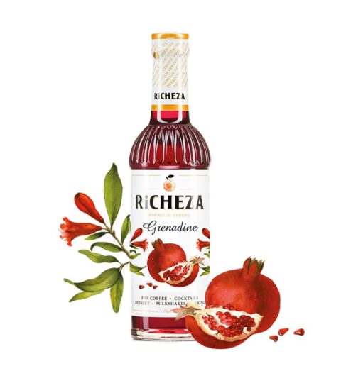 Гренадин Сироп для кофе Richeza 330 мл.