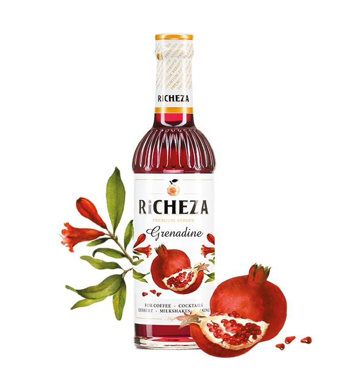 Гренадин Сироп для кофе Richeza 330 мл.