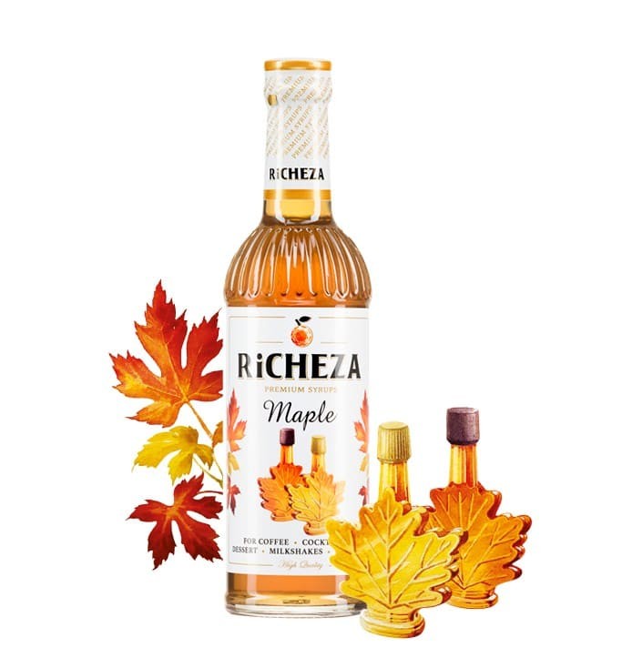 Кленовый Сироп для кофе Richeza 330 мл.