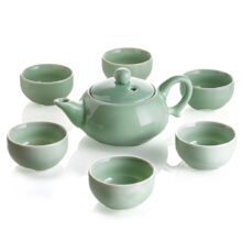 Сервиз чайный Карп Чайник 6 пиал Керамика